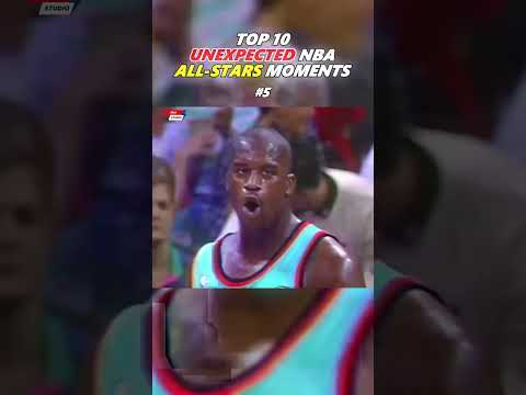 Top 10 Unexpected NBA All Star Moments  #nbastudio  #nbaallstar  #shorts