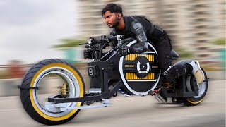 I Built a Futuristic Driverless Hubless Electric Bike | DIY Next-Gen EV