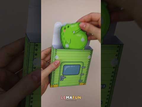 Meet the cutest Crocodile 🐊🤩 #diy #papercraft