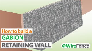 Video How to build a gabion retaining wall
