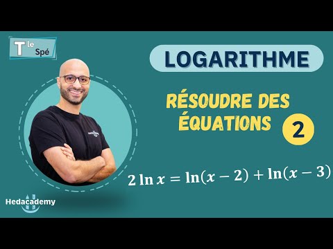 ÉQUATION ❷ LOGARITHME : 2lnx = ln(x-2) + ln(x-3) - Term Spé