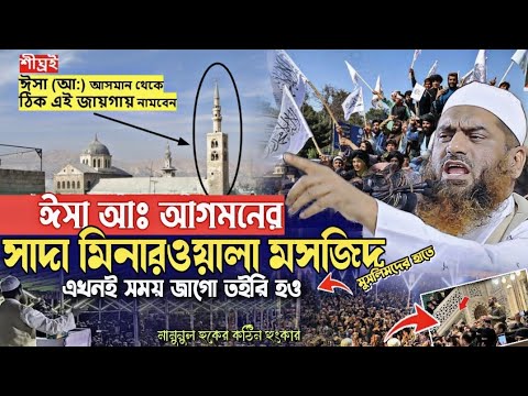 ঈসা আঃ আগমনের সাদা মিনারওয়ালা মসজিদ তইরি জাগো মুসলমান মামুনুল হকের কঠিন হুং*কার Mamunul Haque 2025