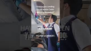 Por qué ROCIAN con este AEROSOL a los Pasajeros en el AVIÓN?