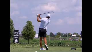 Dustin Johnson LIV Golf swing  Par 3 approach for birdy #golf , #golfswing , #golfer , #livgolf