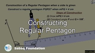 Constructing Regular Pentagon
