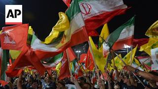 YouTube video thumbnail: Thousands of Hezbollah Supporters in Beirut vow Loyalty to Late Iranian Leader Khamenei