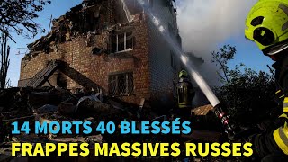 14 M*RTS ET PLUS DE 40 BLESSÉS AUCOURS D’UNE ATTAQUE RUSSE EN UKRAINE…|TROIS GRANDS DIRIGEANTS..
