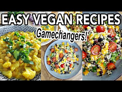 EASY VEGAN RECIPES FOR BEGINNERS (whole foods plant...