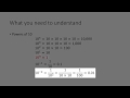 Understanding Exponents and Decimals