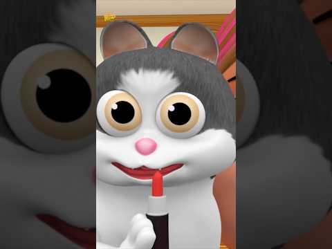 Meow Meow Billi Karti Preschool Cartoon, म्याऊं म्याऊं बिल्ली करती #kidssongs #catvideos #trending