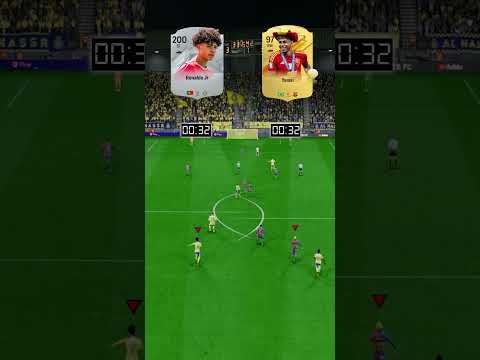 Lamine Yamal Vs Ronaldo Jr Speed Test