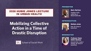 2026 BUSSW Hubie Jones Lecture in Urban Health | Marty Martinez