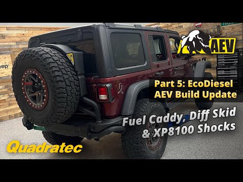 AEV Fuel Caddy, Diff Skids & Bilstein XP8100 Shocks - Matt's AEV Equipped Wrangler Update