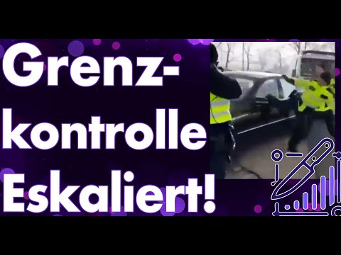 Völlige Eskalation der Grenzkontrolle! Kontrolle, Schießerei, 45 KM Flucht dann wird er gestellt.