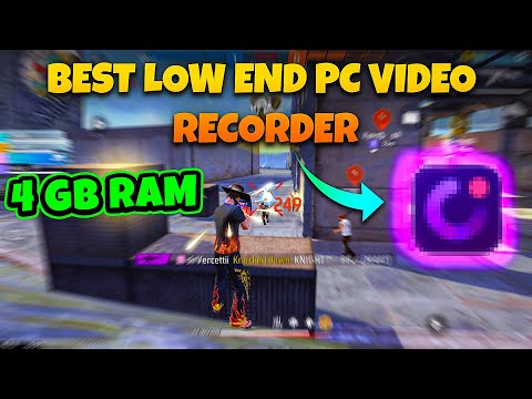 Best screen recorder for free fire Low End PC 120FPS | No lag recorder for low end PC 3/4GB ram