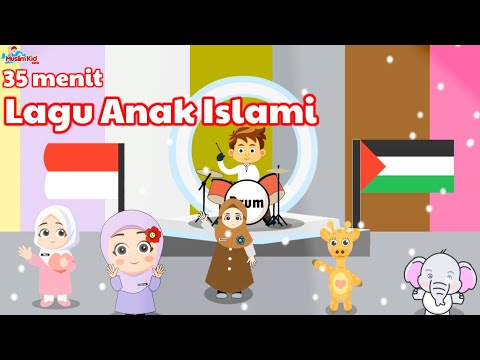 Lagu Anak Islami - 4 Khalifah, Thola'al Badru 'alaina, 5 Rukun Islam, Bismillah, dan Alif ba ta tsa