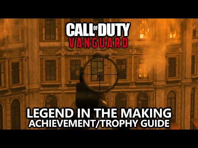 Call of Duty Vanguard - Legend in the Making Achievement/Trophy - Don't Miss a Shot