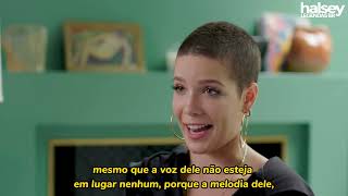 Halsey fala sobre o processo de escrever seus albuns, término, e etc. [legendado]