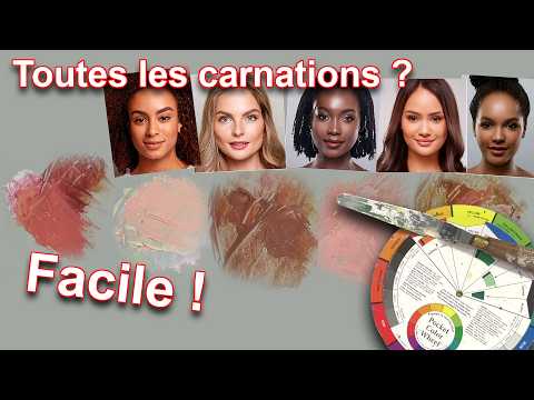 Comment Peindre Toutes les Couleurs de Peau FACILEMENT ! (Techniques PRO)