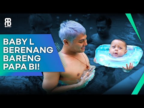 YANG DITUNGGU !! BABY L BERENANG BARENG PAPA BI !! TERNYATA SENENG & GA REWEL !!