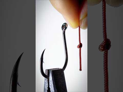 Fishing knot skills| The best hook strength 200% #fishing #shorts