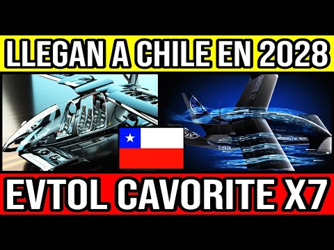 eVTOL Cavorite X7 LLEGAN a Chile en 2028 🇨🇱 #Chile #Valparaiso #ViñaDelMar #BioBio #GranSantiago