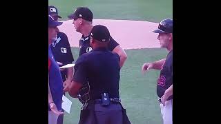 "What happened to y'all?" "It's too stupid" #mlb #coaches #umpires #redsox #mets