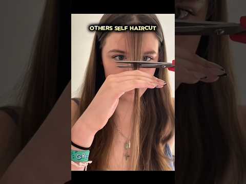 Others self haircut is such a mess ..