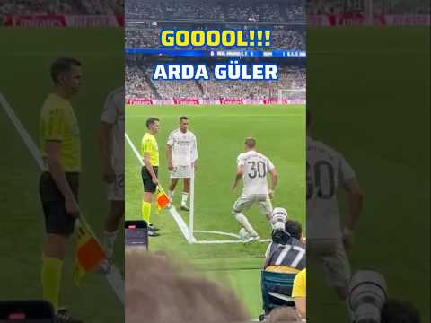 GOOOL DE ARDA GÜLER #realmadrid #bernabéu #ardagüler #laliga