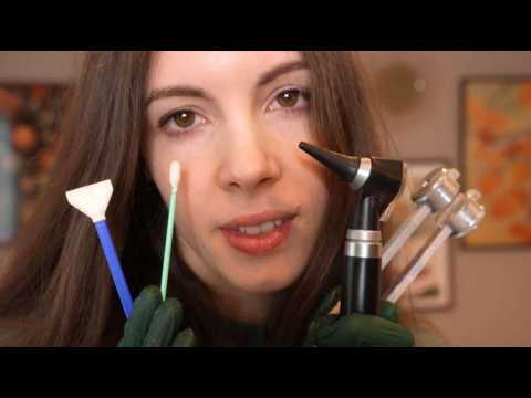 ASMR At Home Unclogging Your Ears & Ear Cleaning