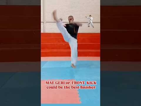 Maegeri or FRONT KICK  could be the best finisher #karate #japan #champion #martialarts