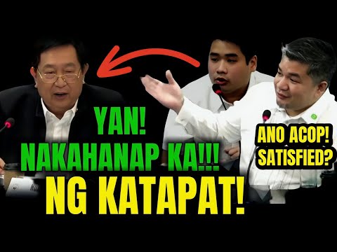TOPACIO SINAGOT SI CONGRESSMAN ACOP! 15-20 FIREARMS SA ISANG INDIVIDUAL..NO WAY!