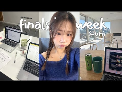 FINALS exam week as a USC student//study dates, late nights, motivation