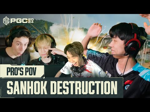 TGLTN vs xmpl vs Himass vs Aixleft - Sanhok Destructionㅣ PUBG Esports