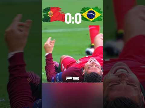 The Day Ronaldo injury Showed Brazil & CR7 | Portugal vs Brazil FIFA match#football#shrots #ronaldo
