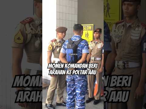 Momen Komandan Beri Arahan Ke Polisi Taruna AAU #drumband #aau