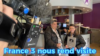 Petite visite de France 3, super moment👍