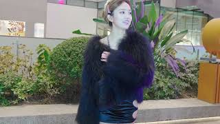 A girl was being videotaped by a group of men and was being watched. She had very perky breasts