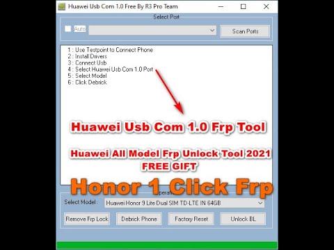 honor 6x frp unlock tool