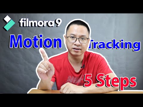 motion track in filmora 9