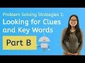 Solving Word Problems with Key Clues