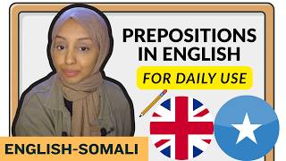 Basic Prepositions | English Grammar Lesson - cashar muhiim ah!!