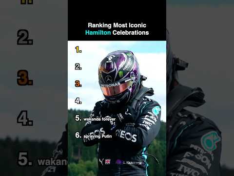 Ranking most iconic Lewis Hamilton celebrations…