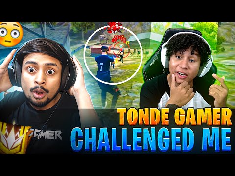 TONDE BHAI 💖 CHALLENGED ME 🔥 BUT THIS GUN VERY TATI 🤣 RG GAMER FREE FIRE @TondeGamer