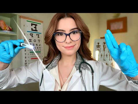 ASMR Classic Cranial Nerve Exam 👩‍⚕️ Medical Roleplay, Ear, Eye & Hearing Tests for Sleep