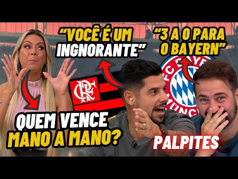 PALPITES e MANO a MANO! Quem vence FLAMENGO X BAYERN? Cicinho e Cappellanes DISCUTEM no Jogo Aberto
