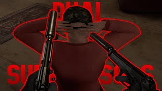 DUAL-SILENCER Kill Compilation in Blood Trail VR