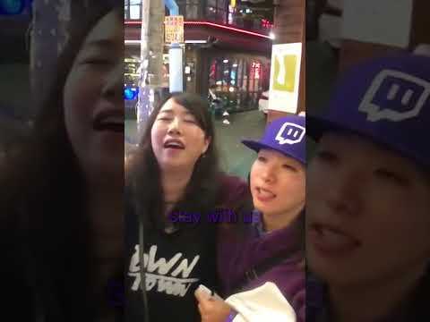 Helping Save a Girl from a Stalker in Korea w/ @exbctv #Shorts