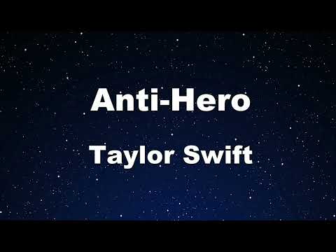 Karaoke♬ Anti-Hero – Taylor Swift 【No Guide Melody】 Instrumental