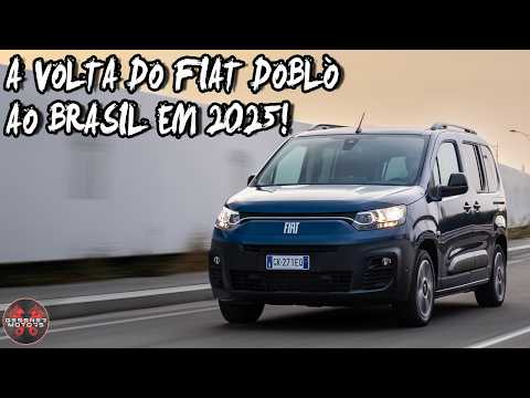 A VOLTA DO FIAT DOBLÒ AO BRASIL, NOVA COROLLA CROSS PICAPE, AMAROK TIRA 3 ESTRELAS NO LATIN NCAP E +